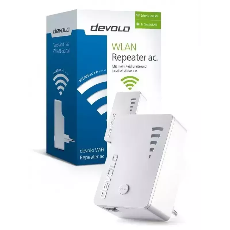 Wzmacniacz sygnału Wi-Fi Devolo AC 1000 Mbit/s biały