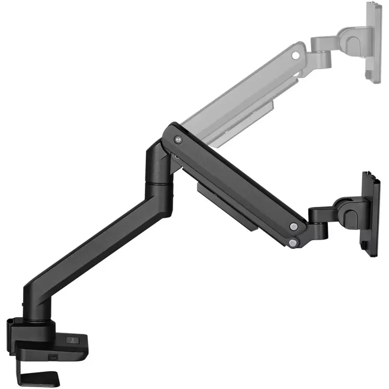 Uchwyt na monitor SILVERSTONE SST-ARM14B dla monitorów 17–49 cali, czarny, regulowane ramię dla jednego ekranu