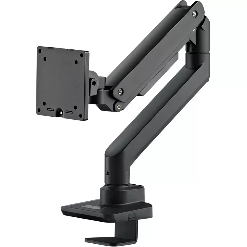 Uchwyt na monitor SILVERSTONE SST-ARM14B dla monitorów 17–49 cali, czarny, regulowane ramię dla jednego ekranu