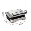 Grill kontaktowy Tefal OptiGrill 2in1 GC773D Stal nierdzewna 2100 W