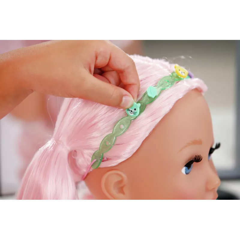 Akcesoria i markery do stylizacji BABY born, Głowa lalki do makijażu/stylizacji, Kobieta, Od 3 lat, Chłopiec/Dziewczynka, Wielokolorowy