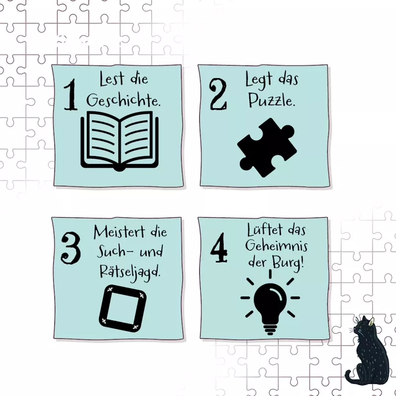 Puzzle Kosmos Szkoła magicznych zwierząt 8+