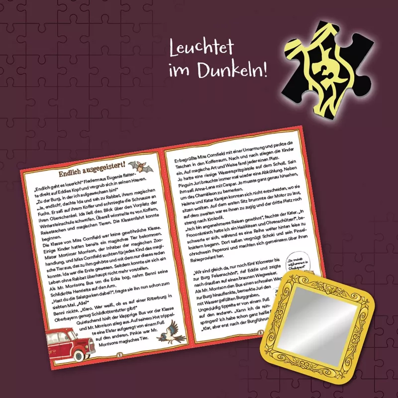 Puzzle Kosmos Szkoła magicznych zwierząt 8+