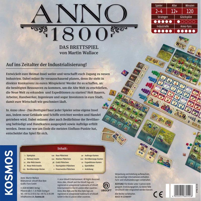 Kosmos Anno 1800 Gra planszowa Strategia
