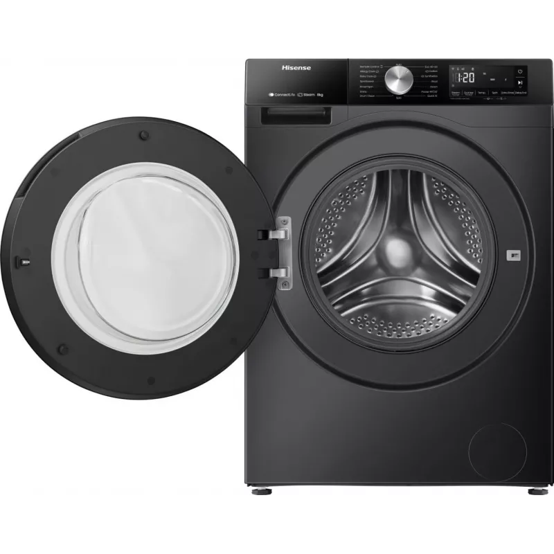 Pralka Hisense WF3S8043BB3 Front-load 8 kg 1400 RPM Czarny