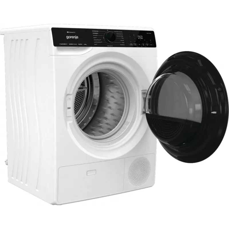 Suszarka do ubrań Gorenje DPNA83W wolnostojąca ładowana od przodu 8 kg czarna, biała