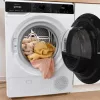 Suszarka bębnowa Gorenje DPNA93W z pompą ciepła, wolnostojąca, ładowana od przodu, 9 kg, biała, klasa energetyczna C