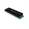 ICY BOX IB-M2HS-701 Radiator/Chłodzenie do M.2 NVMe SSD Czarny 1 szt.