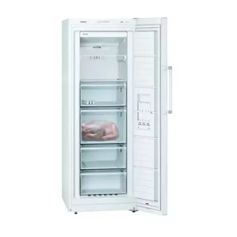 Siemens iQ300 GS29NVWEP zamrażarka Zamrażarka pionowa Wolnostojąca 200 L Biały