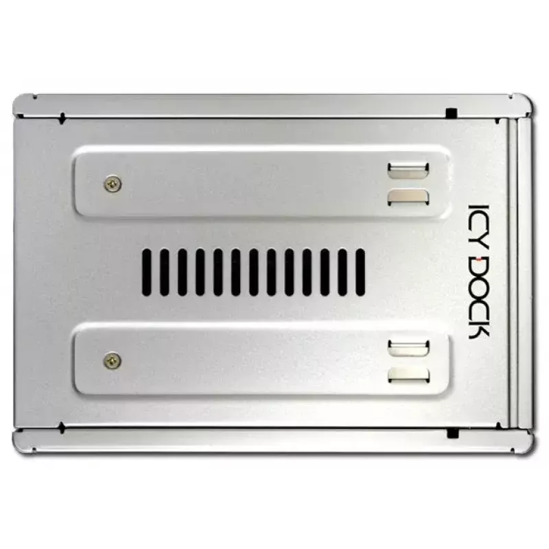 Cremax ICY Dock MB982IP-1S - Speichereinschubadapter - 8.9 cm to 6.4 cm (3.5 auf 6,40cm (2.5)) - Silber (MB982IP-1S-1)