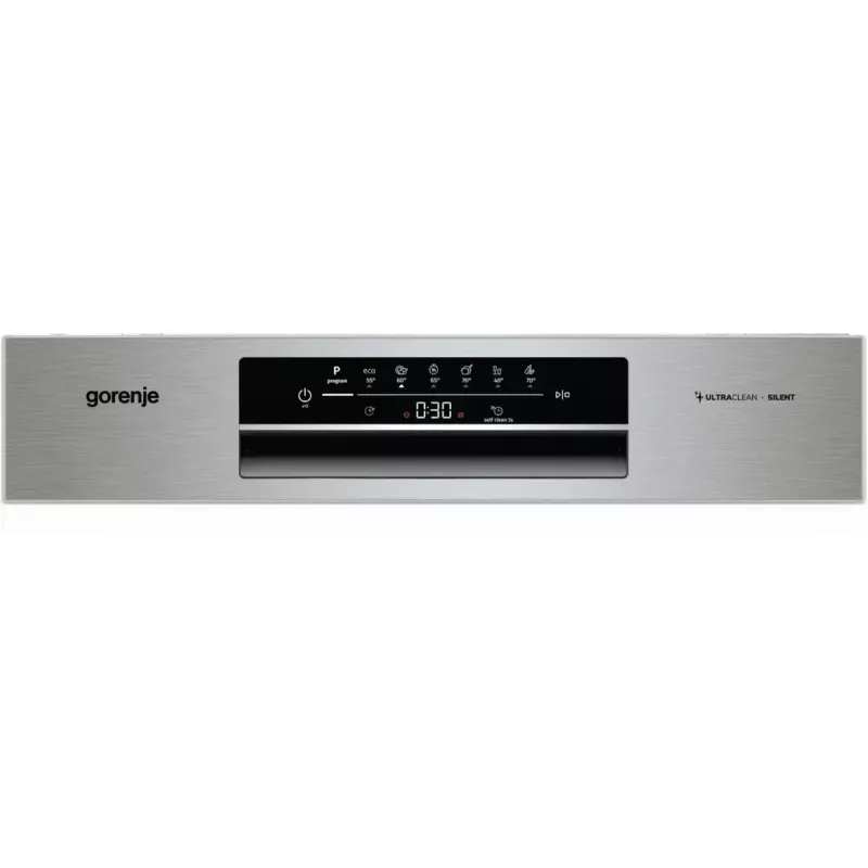Zmywarka Gorenje GI642E90X, częściowo zabudowana, 13 kompletów, 60 cm, 47 dB, 11 L/cykl, klasa energetyczna E