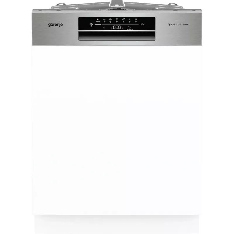 Zmywarka Gorenje GI642E90X, częściowo zabudowana, 13 kompletów, 60 cm, 47 dB, 11 L/cykl, klasa energetyczna E