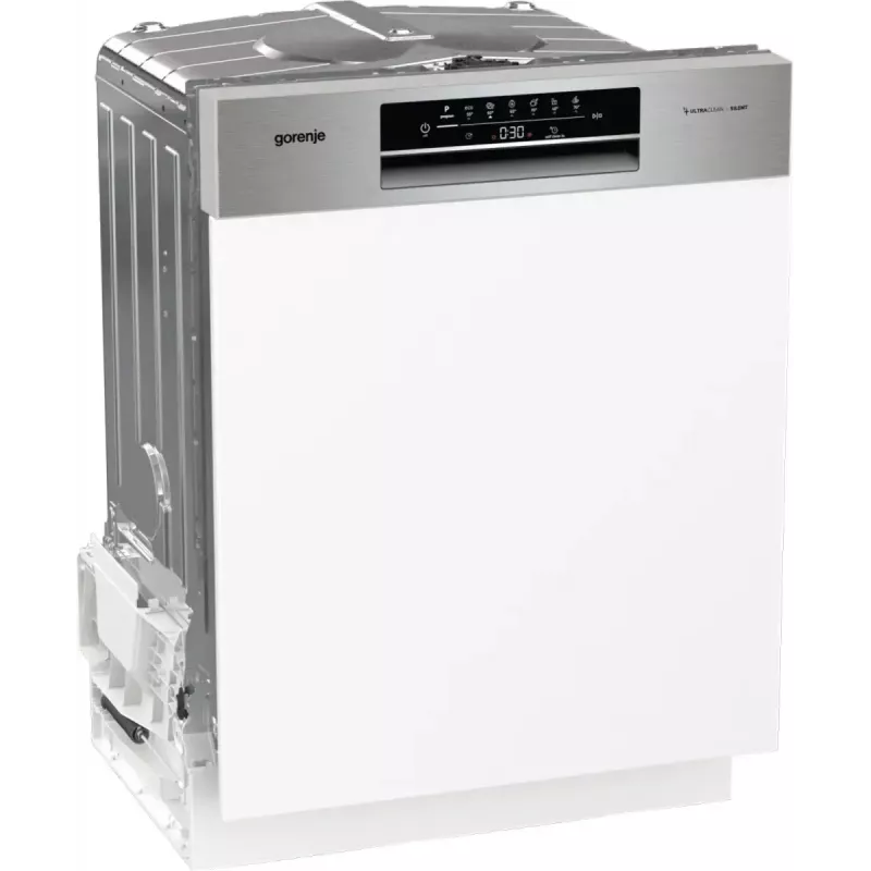 Zmywarka Gorenje GI642E90X, częściowo zabudowana, 13 kompletów, 60 cm, 47 dB, 11 L/cykl, klasa energetyczna E