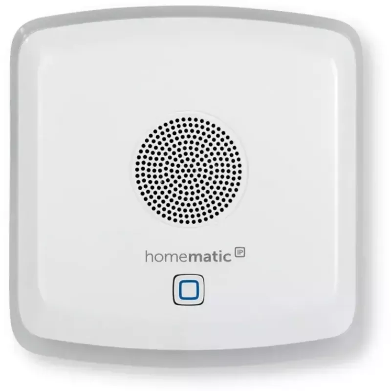 Nadajnik sygnału HomeMatic HmIP-MP3P bezprzewodowy biały — bezprzewodowy nadajnik sygnału do systemu Homematic IP