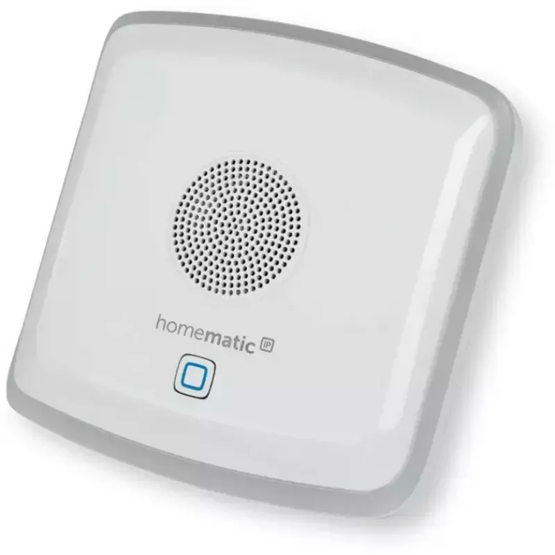 Nadajnik sygnału HomeMatic HmIP-MP3P bezprzewodowy biały — bezprzewodowy nadajnik sygnału do systemu Homematic IP