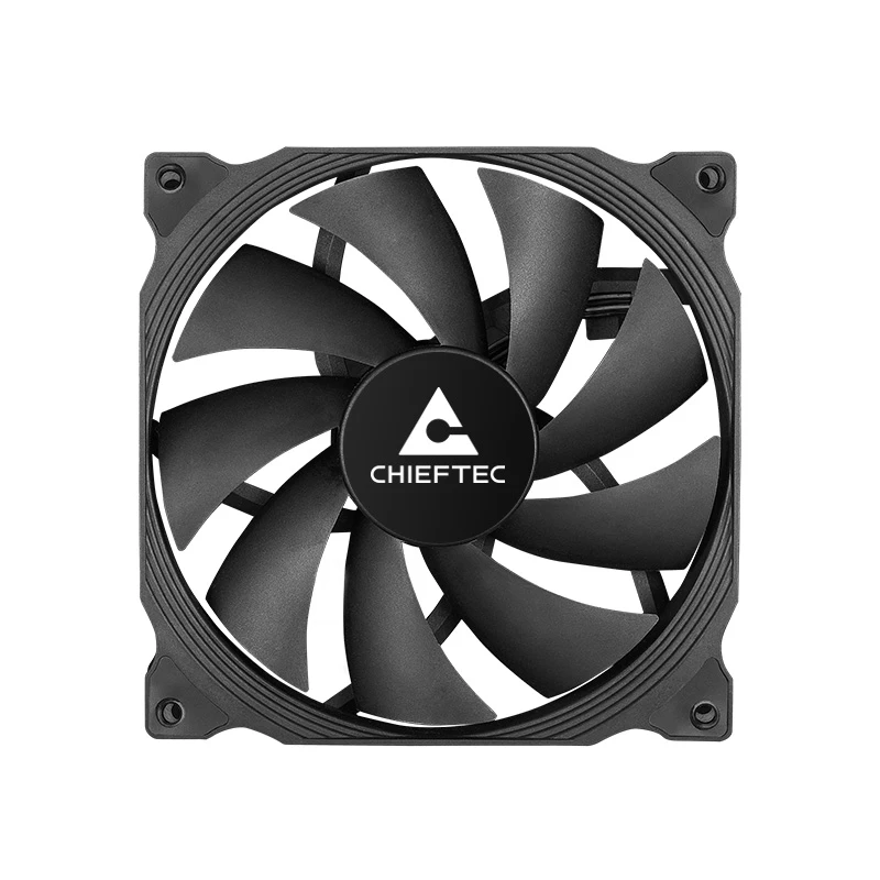 Chieftec ZF-1225PWM system chłodzenia komputera Wentylator do obudowy komputera 12 cm Czarny 1 szt.