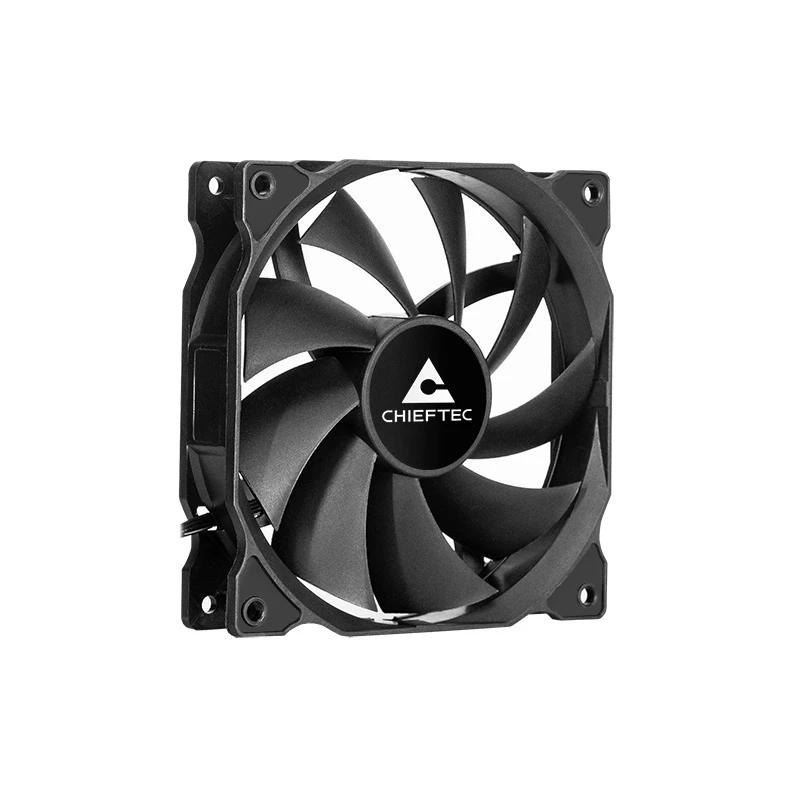 Chieftec ZF-1225PWM system chłodzenia komputera Wentylator do obudowy komputera 12 cm Czarny 1 szt.