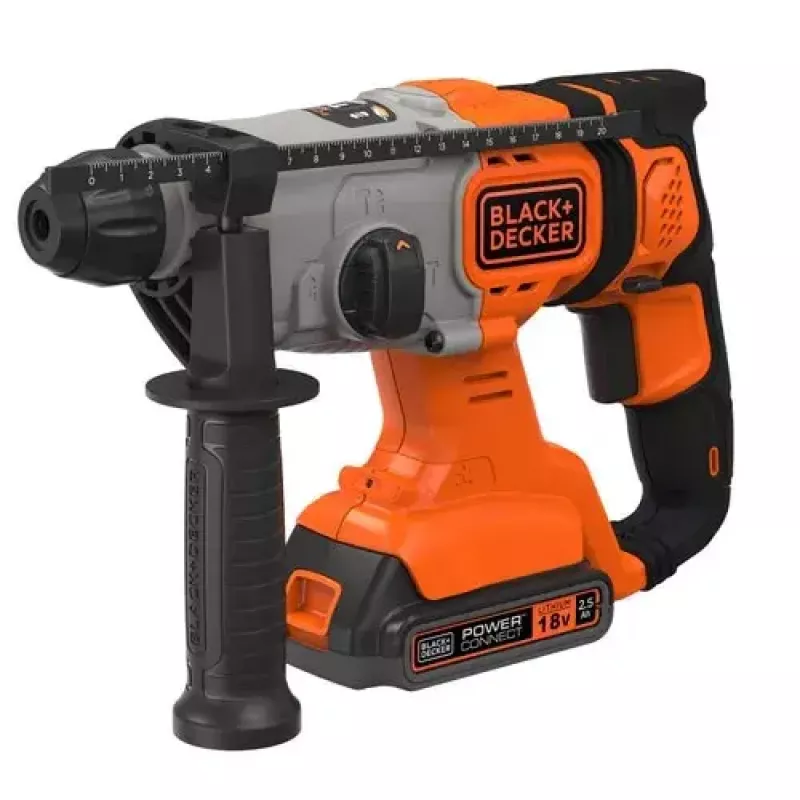 Wiertarka Czarny & Decker BCD900E2K-QW 1880 RPM SDS Plus, akumulator 2,5 Ah