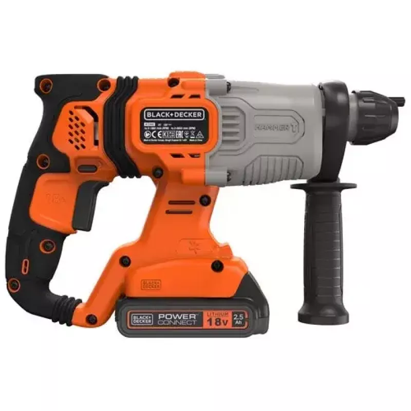 Wiertarka Czarny & Decker BCD900E2K-QW 1880 RPM SDS Plus, akumulator 2,5 Ah