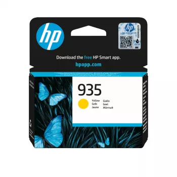 HP 935 żółty Oryginalnyna kaseta z tuszem, żółty, 1 szt., 400 stron