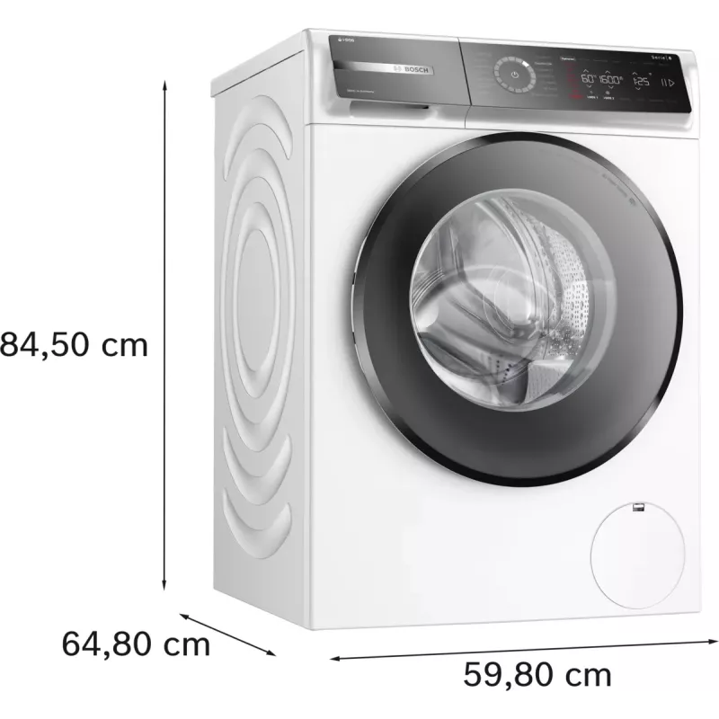 Bosch WGB256A41 pralka Ładowana od przodu 10 kg 1600 obr./min Biała