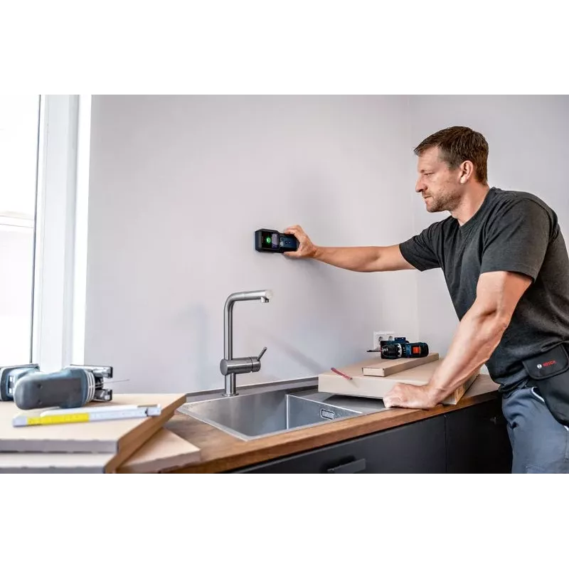 Bosch GMS 120-27 cyfrowy multidetektor Przewód pod napięciem, Metal, Metal nieżelazny, Drewno