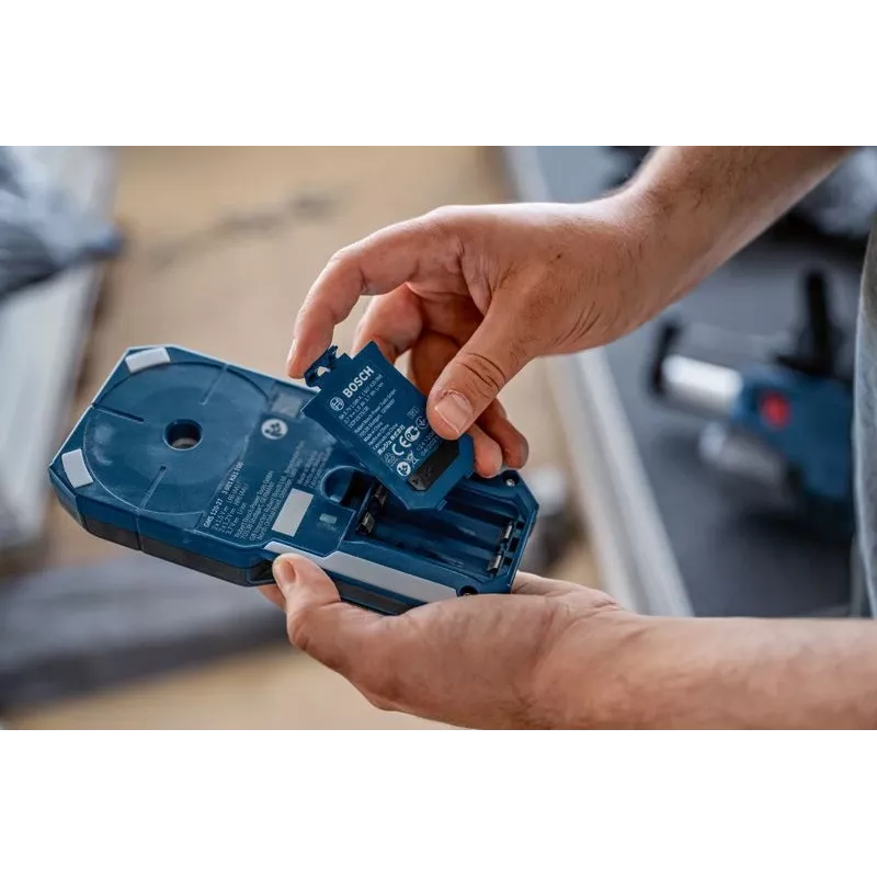 Bosch GMS 120-27 Professional cyfrowy wielofunkcyjny detektor Przewód pod napięciem, Metal, Metal nieżelazny, Drewno