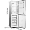 Gorenje NRK418DCS4 wolnostojąca 256 L Szary