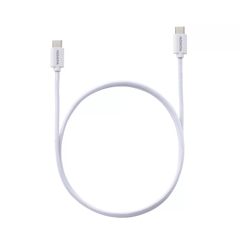 Kabel USB-C na USB-C ADATA CACC-200PN-WH, USB 2.0, 2 m, biały