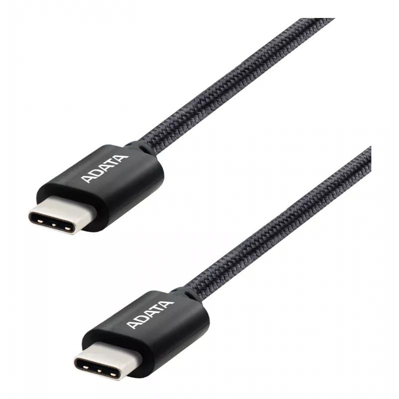 Kabel USB-C na USB-C ADATA CACC-200PN-BK, USB 2.0, 2 m, czarny