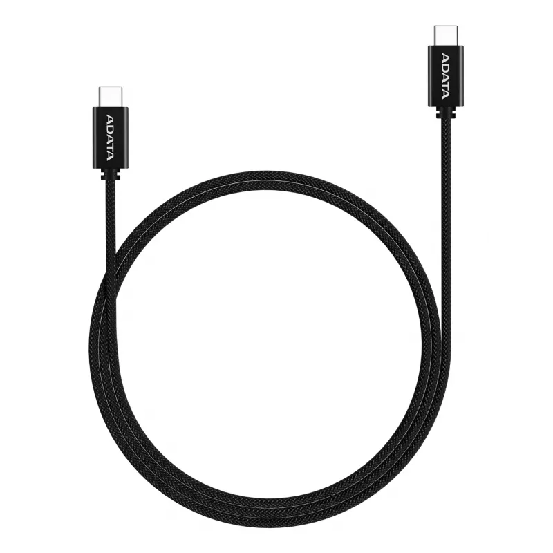 Kabel USB-C na USB-C ADATA CACC-200PN-BK, USB 2.0, 2 m, czarny