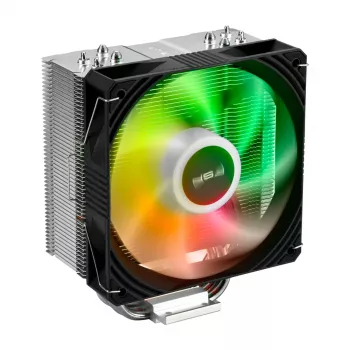 FSP NE5 Processor Cooler Air 120 mm Czarny ARGB, Fan, 12 cm, 800 RPM, 1600 RPM, 28 sone, Czarny