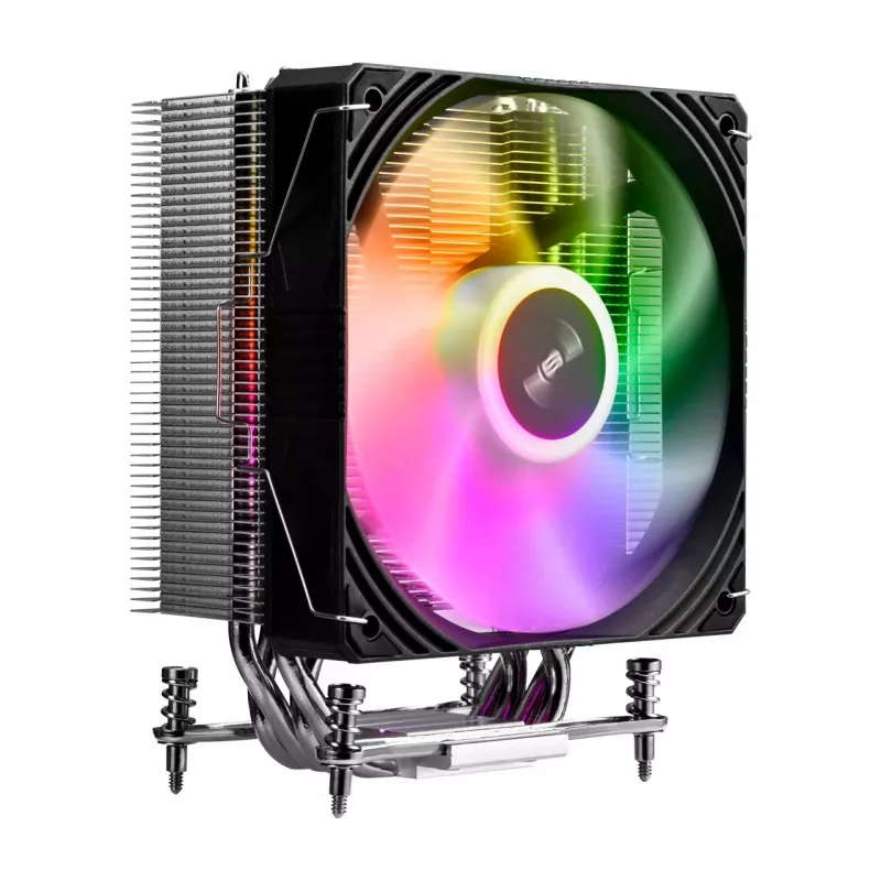 FSP NE5 Processor Cooler Air 120 mm Czarny ARGB, Fan, 12 cm, 800 RPM, 1600 RPM, 28 sone, Czarny