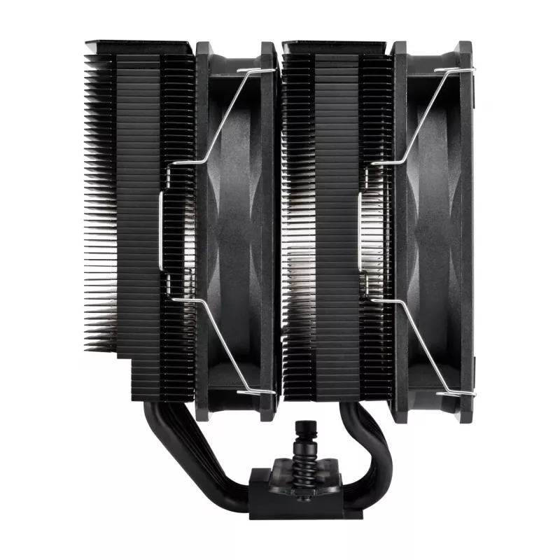Chłodzenie procesora FSP MP7-B Air 125 mm czarne, Chłodzenie powietrzne, 12 cm, 800 obr./min, 1800 obr./min, Czarny