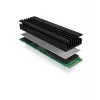 ICY BOX IB-M2HS-70 Radiator/chłodzenie do dysku SSD Kolor czarny 1 szt.