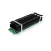 ICY BOX IB-M2HS-70 Radiator/chłodzenie do dysku SSD Kolor czarny 1 szt.