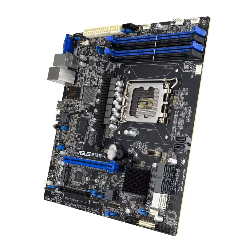 Płyta główna ASUS P13R-M Intel C262 LGA 1700 micro ATX, DDR5, 4 DIMM, 128GB, 8x SATA III, 1x M.2, 2x LAN
