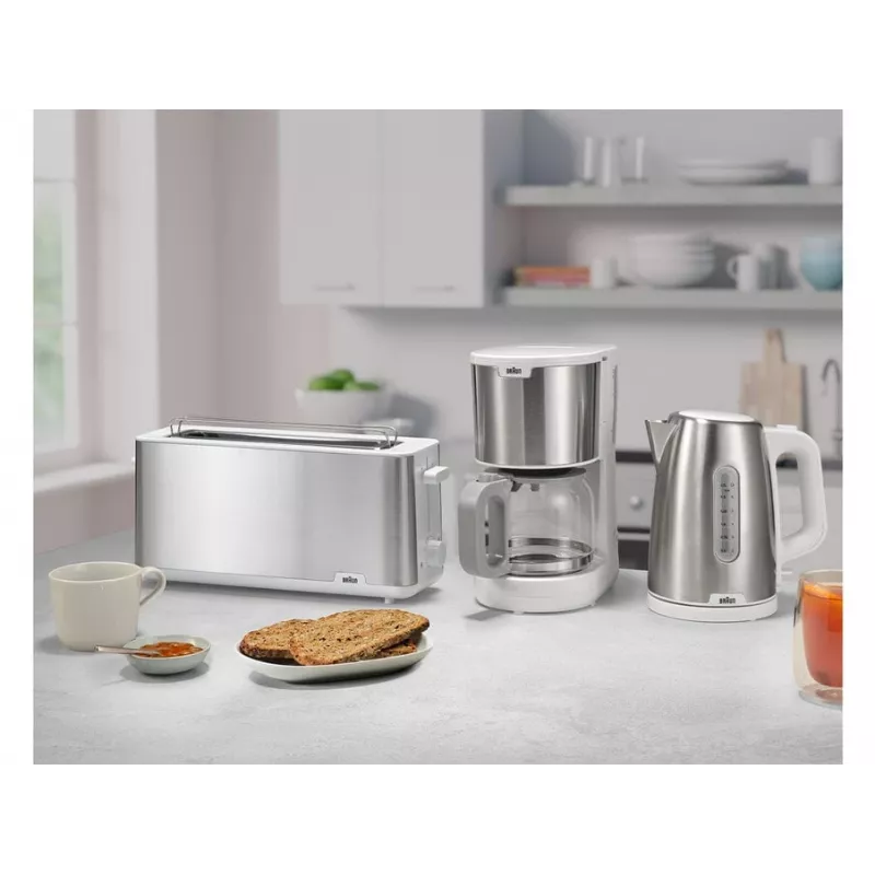 Toster Braun HT 1610 1030 W stal nierdzewna biały