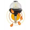 Lampion ogrodowy Gardena 11430-20 Czarny Przezroczysty Okrągły Na słup 1 szt.