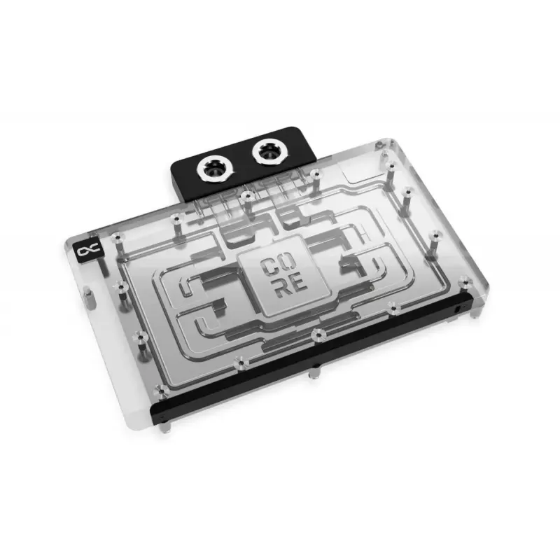 Backplate Alphacool 10248 Aluminium Chrome miedź Czarny 124mm