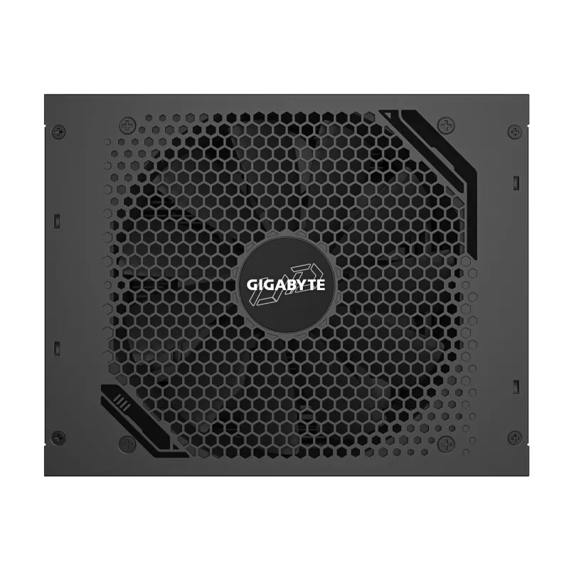 Zasilacz GIGABYTE UD1600PM PG5 1600W, 80 PLUS Platinum, sprawność 92%, 20+4 pin ATX, wentylator 120 mm, czarny