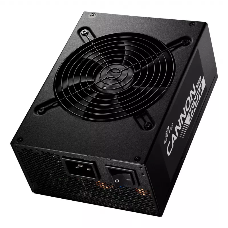 FSP CANNON PRO 2500W Zasilacz ATX ATX3.1 Czarny, 2500 W, 200 - 240 V, 50/60 Hz, 15 - 12 A, Aktywny, 125 W