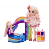 Rainbow High Little Pool Day with Blush Playset, Lalka modowa, Dziewczynka, 4 lat(a), 140 mm, Wielokolorowy