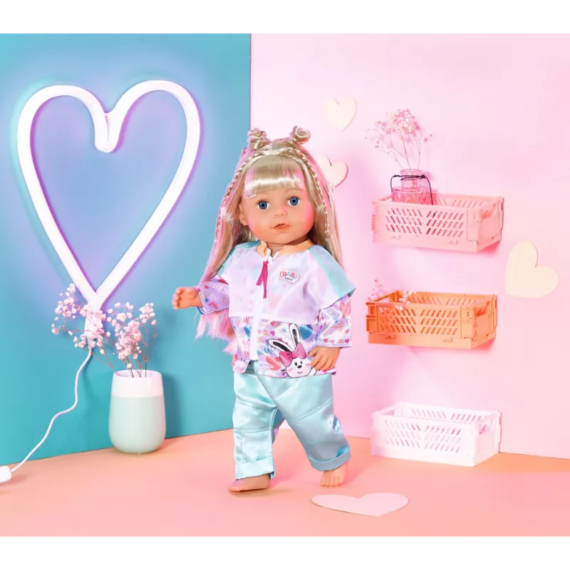 Zestaw ubranek dla lalki Zapf Creation BABY born Casual Outfit Aqua 3 lata