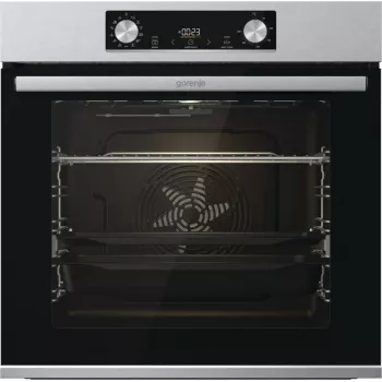 Piekarnik elektryczny do zabudowy Gorenje BIGSPACE 77 L 3500 W — biały, sterowanie dotykowe i pokrętła, lampa halogenowa