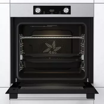 Piekarnik elektryczny do zabudowy Gorenje BIGSPACE 77 L 3500 W — biały, sterowanie dotykowe i pokrętła, lampa halogenowa