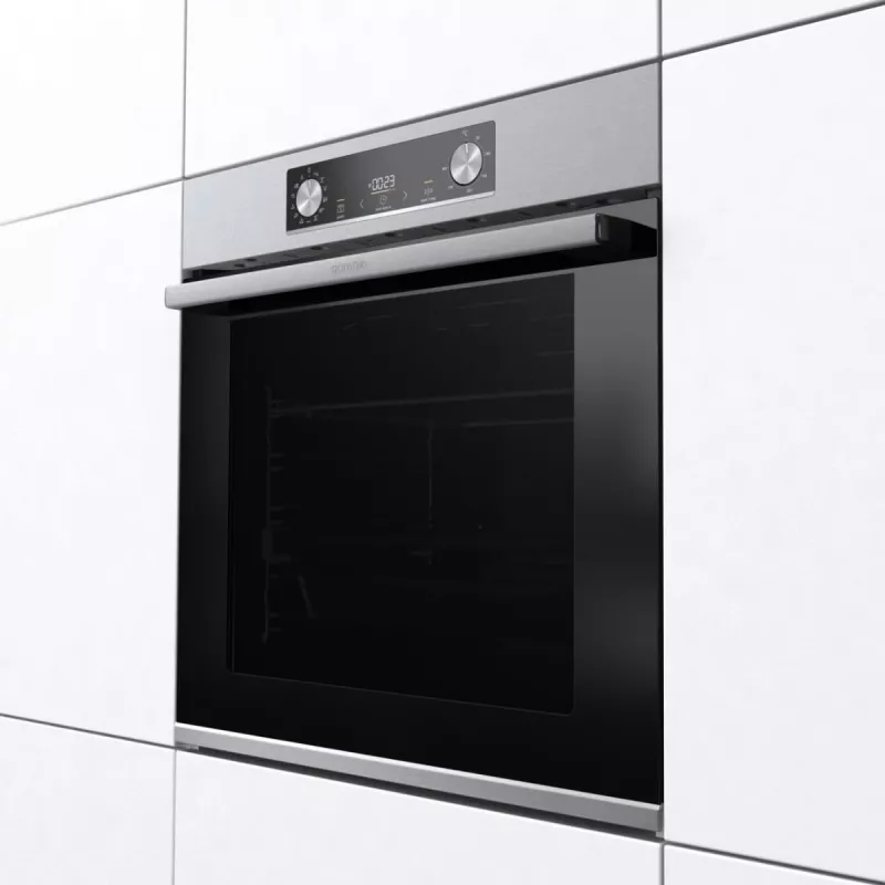 Piekarnik elektryczny do zabudowy Gorenje BIGSPACE 77 L 3500 W — biały, sterowanie dotykowe i pokrętła, lampa halogenowa