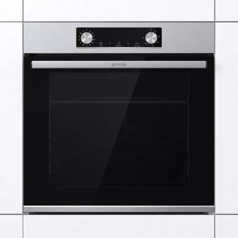 Piekarnik elektryczny do zabudowy Gorenje BIGSPACE 77 L 3500 W — biały, sterowanie dotykowe i pokrętła, lampa halogenowa