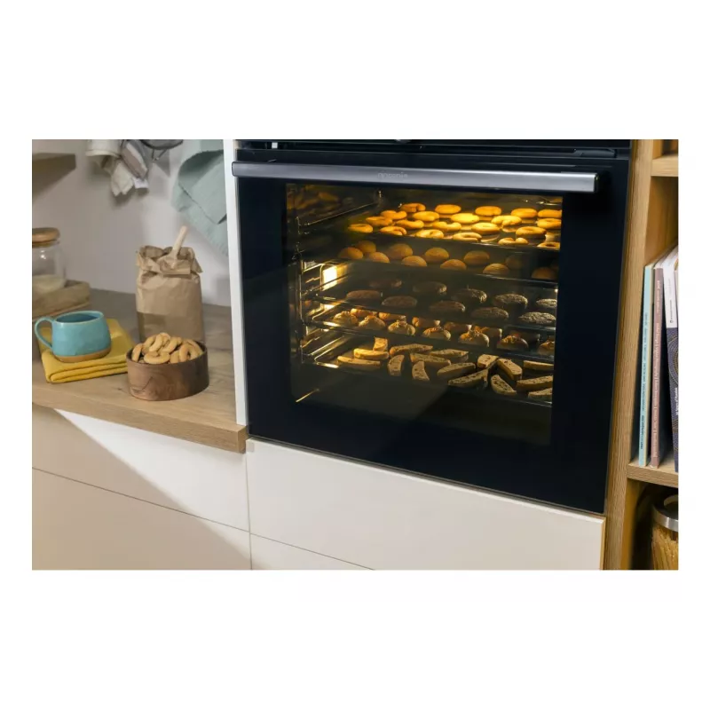 Piekarnik elektryczny do zabudowy Gorenje BIGSPACE 77 L 3500 W — biały, sterowanie dotykowe i pokrętła, lampa halogenowa