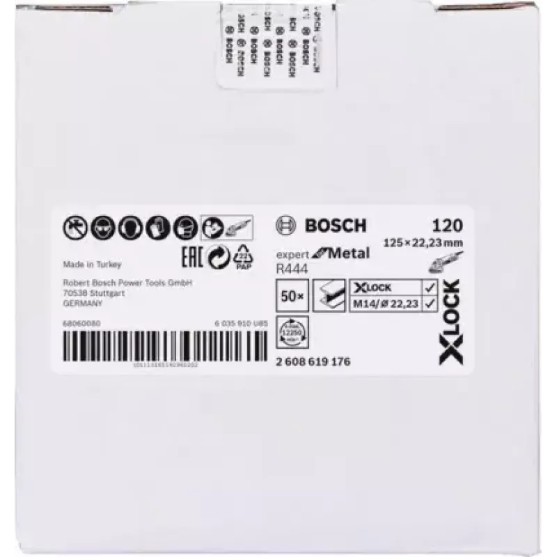 Bosch X-LOCK R444 EXPERT DO METALU Tarcza ścierna